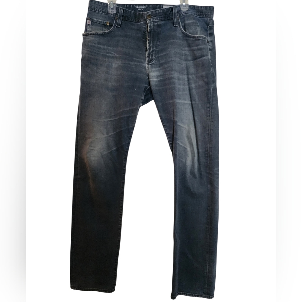 AG Adriano Goldschmied Graduate Tailored Leg Jeans 38x34 Made in USA